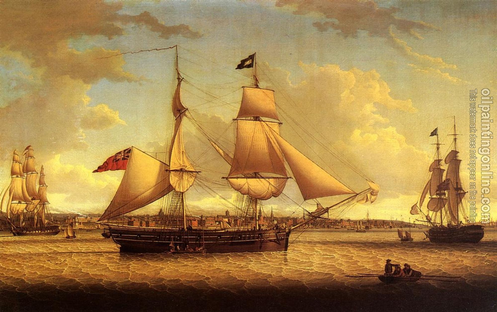 Salmon, Robert - Ship off Liverpool